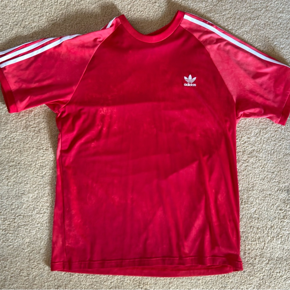Adidas Pharrell Williams HU Red Tee (2018) – Size L